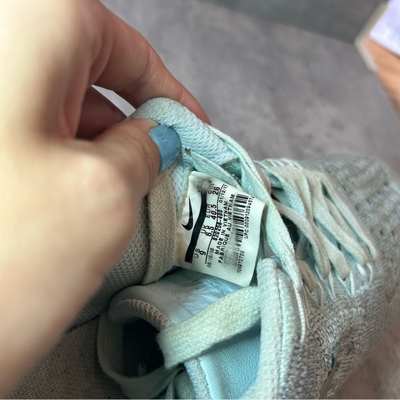 Nike Air Force 1 Flyknit Sneakers 820256-400 Womens sz 9- teal - Picture 6 of 6